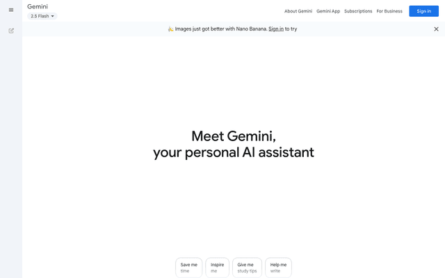 Google Gemini Screenshot