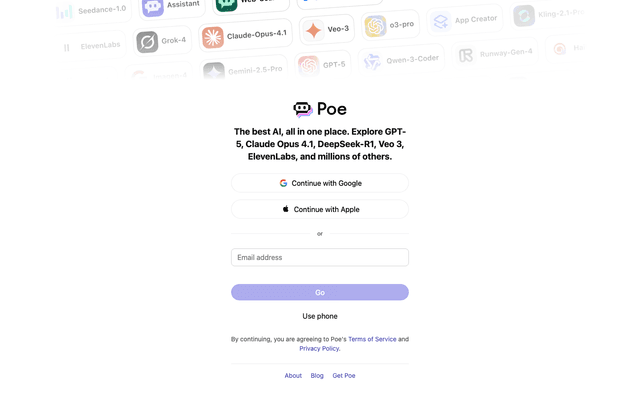 Poe (Quora) Screenshot