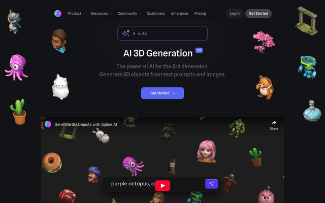 Spline - AI Tool Screenshot