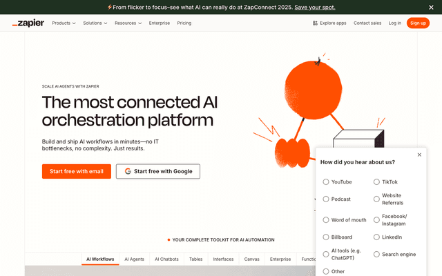 Zapier AI Screenshot
